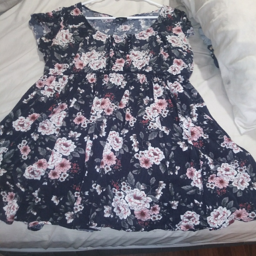 Torrid floral mini dress